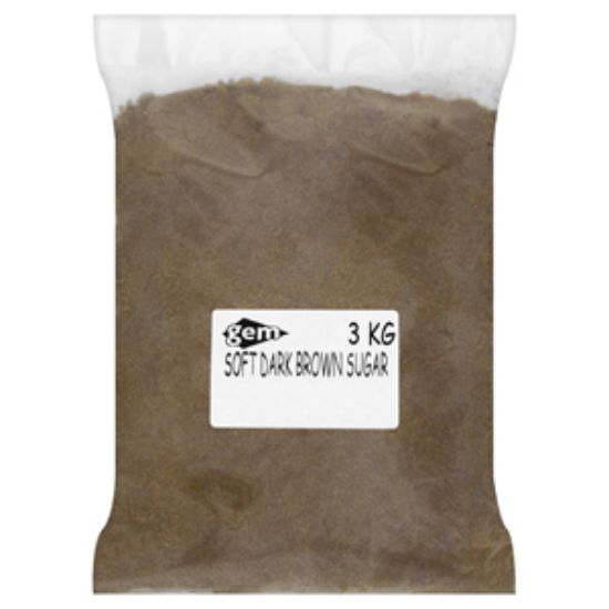 Picture of Gem Soft Dark Brown Sugar 3kg x1